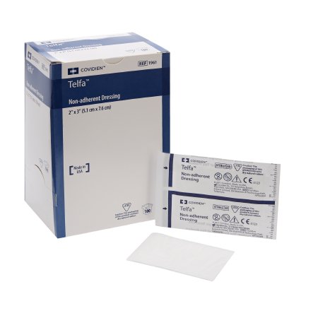 Non-Adherent Dressing Telfa™ Ouchless 2 X 3 Inch 1 per Pack Sterile Rectangle