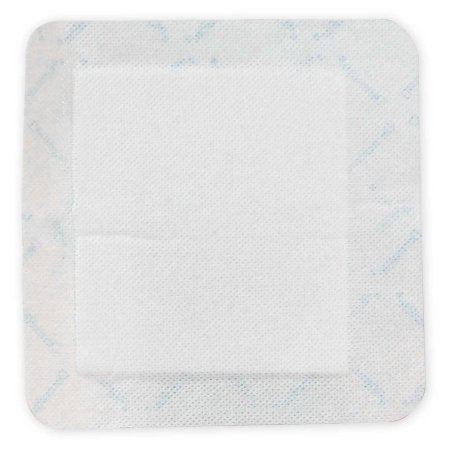 Adhesive Dressing DermaRite® Bordered Gauze 6 X 6 Inch Square NonSterile