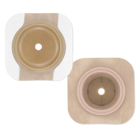 Ostomy Barrier New Image™ CeraPlus™, Extended Wear Adhesive Tape Borders 57 mm Flange Red Code System