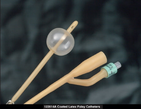 Foley Catheter Bardia® 2-Way Standard Tip 5 cc Balloon Silicone Coated Latex