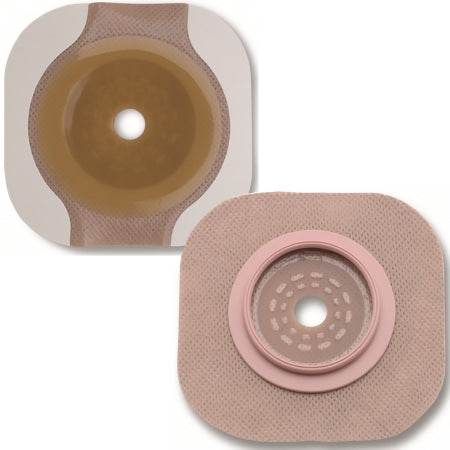 Ostomy Barrier New Image™ Flextend™ Trim to Fit, 102 mm Flange Yellow Code System Up to 3-1/2 Inch Opening