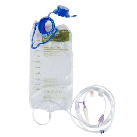 Enteral Feeding Pump Spike Set with Flush Bag Kangaroo™ ePump™ 1000 mL DEHP-Free PVC NonSterile