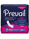 Bladder Control Pad Prevail® Daily Pads Moderate Absorbency Polymer Core One Size Fits Most