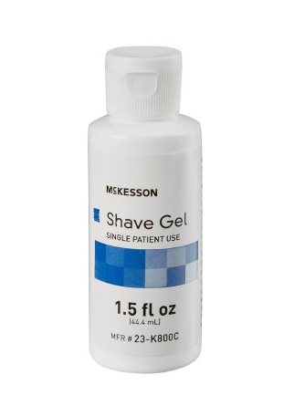 Shaving Gel McKesson Bottle 1.5 oz.